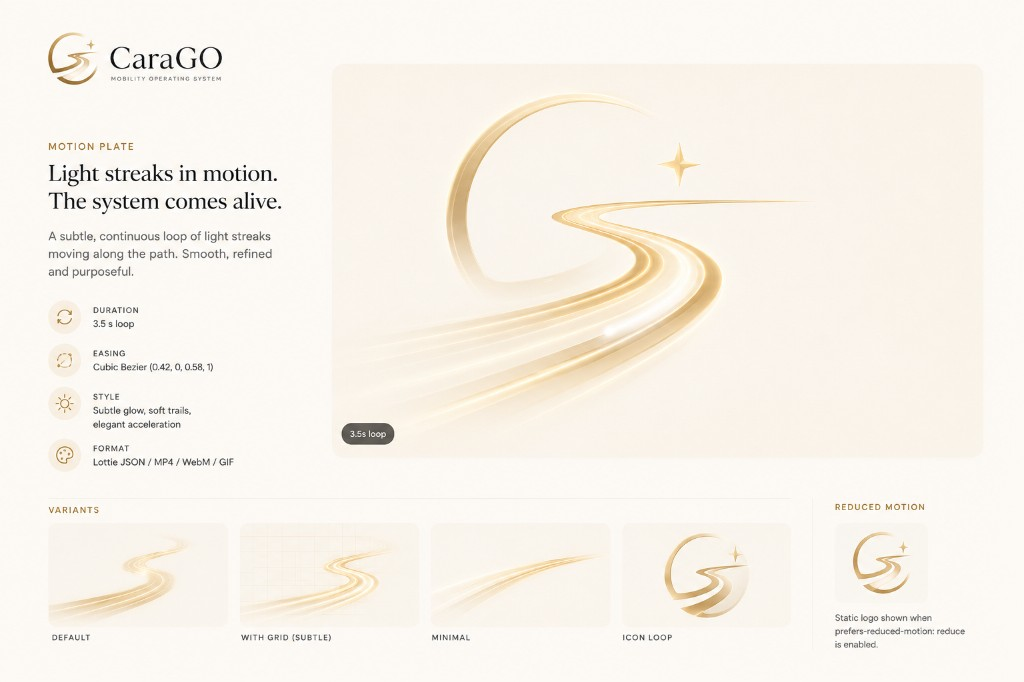 CaraGO Live operations — representative product composition